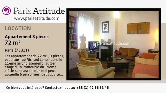 Appartement 2 Chambres à louer - Charonne, Paris - Ref. 54