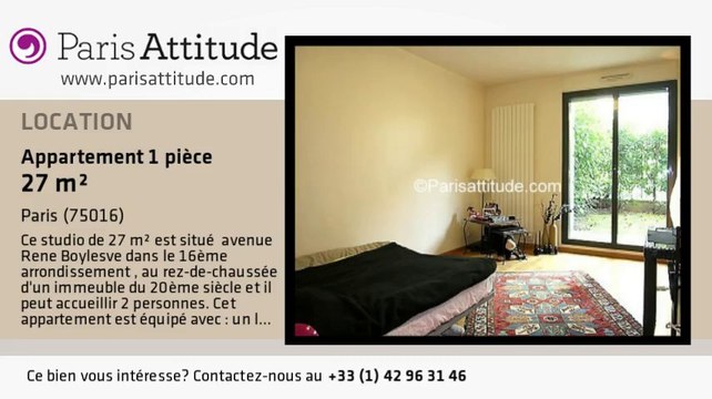 Appartement Studio à louer - La Muette, Paris - Ref. 7097