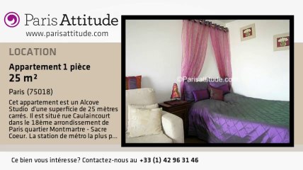 Appartement Alcove Studio à louer - Montmartre, Paris - Ref. 2543