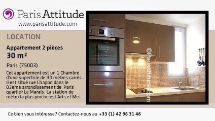 Appartement 1 Chambre à louer - Arts et Métier, Paris - Ref. 4624