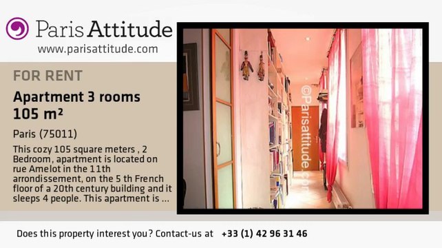 2 Bedroom Apartment for rent - Oberkampf, Paris - Ref. 6347