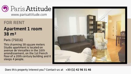 Studio Apartment for rent - Mirabeau, Paris - Ref. 4199