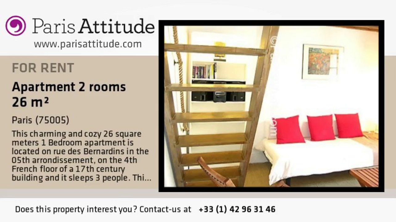 1 Bedroom Duplex for rent - Quartier Latin/St Michel, Paris - Ref. 4455