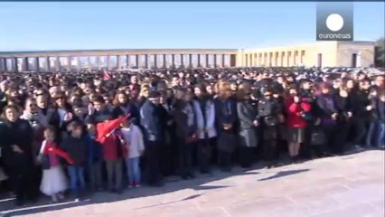 Protestas en el 75 cumpleaños de la República de Turquía