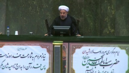 Rouhani says Iran rejects threats, cites "red lines" in nuclear talks