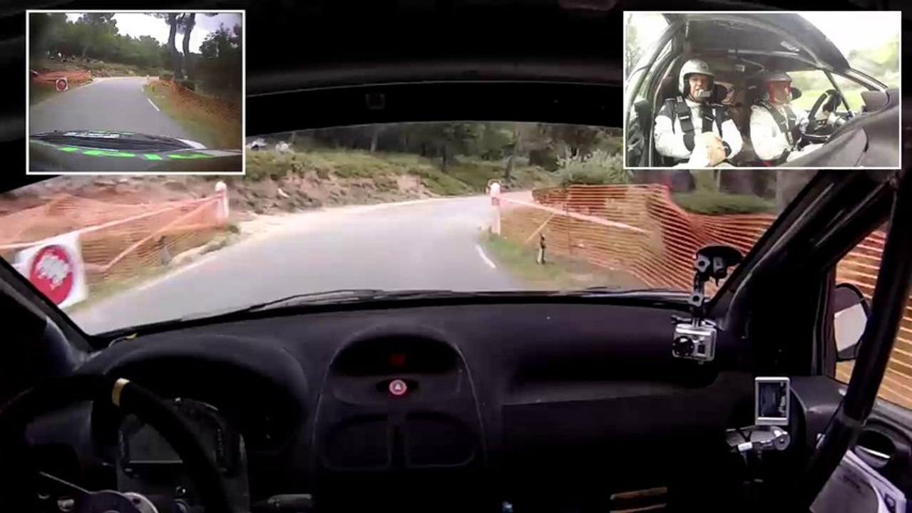 Rallye de Sarrians Caméra embarqué ES3 Madeleine 206 MAXI F2000/14