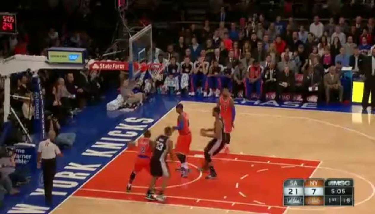 Spurs vs. Knicks première mi-temps