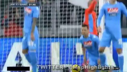 Juventus vs Napoli 1:0 Llorente