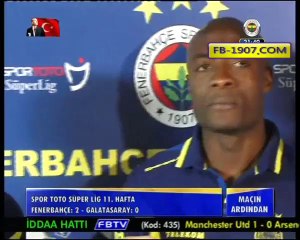 Pierre Webo Röportajı 10 Kasım 2013 FB TV