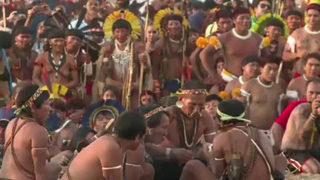 Indigenous peoples’ games take place in Brazil