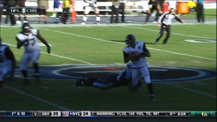 Henne sacked by Derrick Morgan