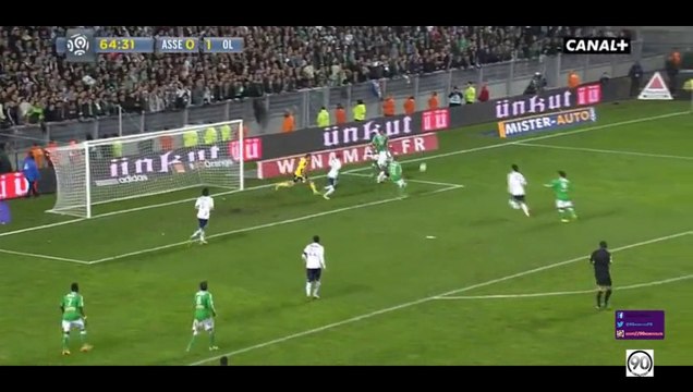Amazing goal | Overhead Kick Romain Hamouma - Saint-Etienne-Lyon (1-1) | Ligue 1 10/11/2013