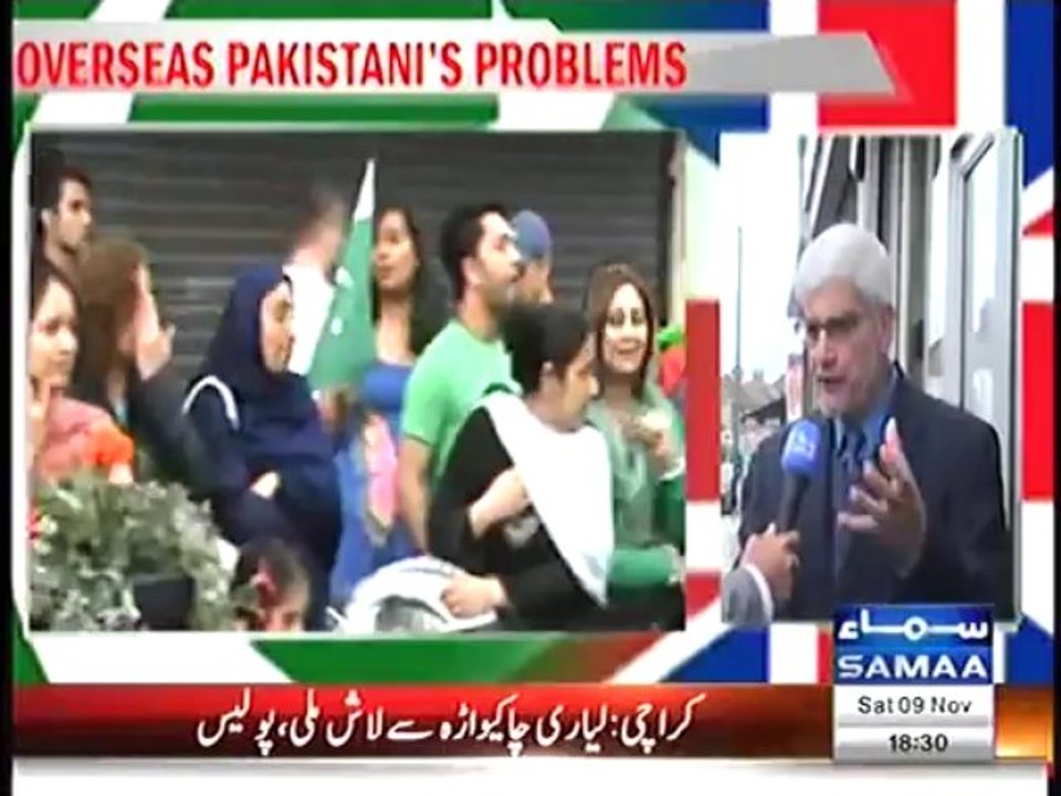 Pakistani Students in UK- ( Bitter truth Reality )on SamaaTV UK-Sky ch:843-Every Saturday- Meer Ikram      (Audio is good in this video)