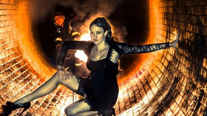 Karolina in the fire