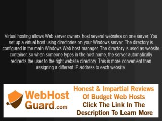 Set Up Virtual Hosting