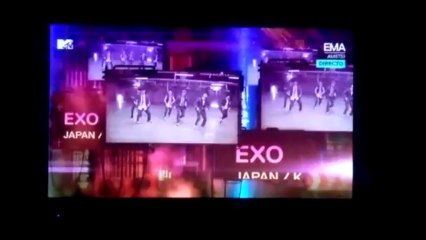 131110 EXO nomimado en los MTV EMA 'World Wide Act' 2013