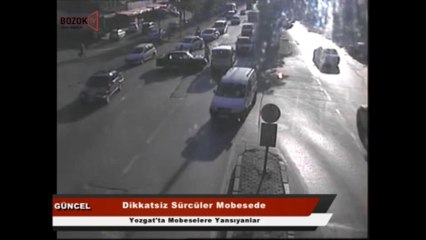DİKKATSİZ SÜRÜCÜLERİN MOBESE GÖRÜNTÜLERİ