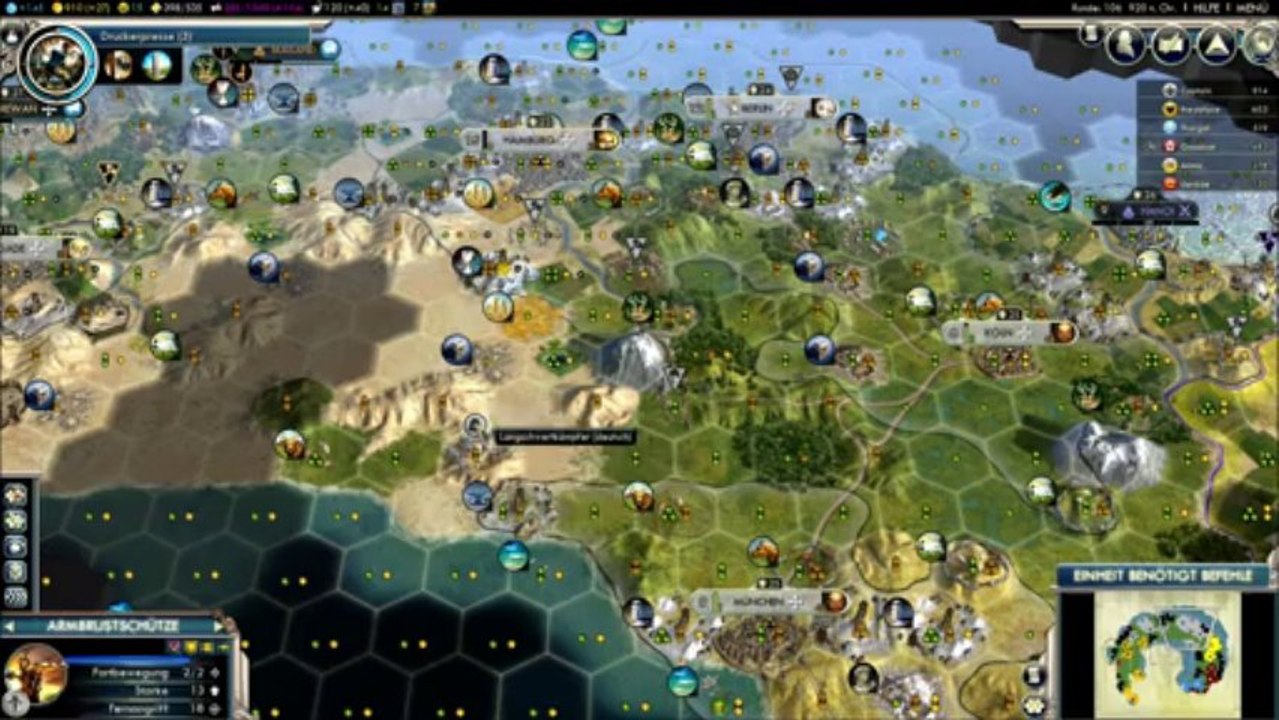 Civ 5 PBEM 67 Deutschland Runde 106