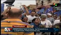 Se intensifican campañas para las elecciones en Honduras