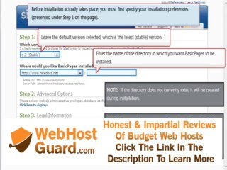 BasicPages Installation on a Nexcess Hosting Account