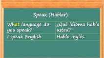 Aprender a hablar ingles ¿Qué idioma habla usted?