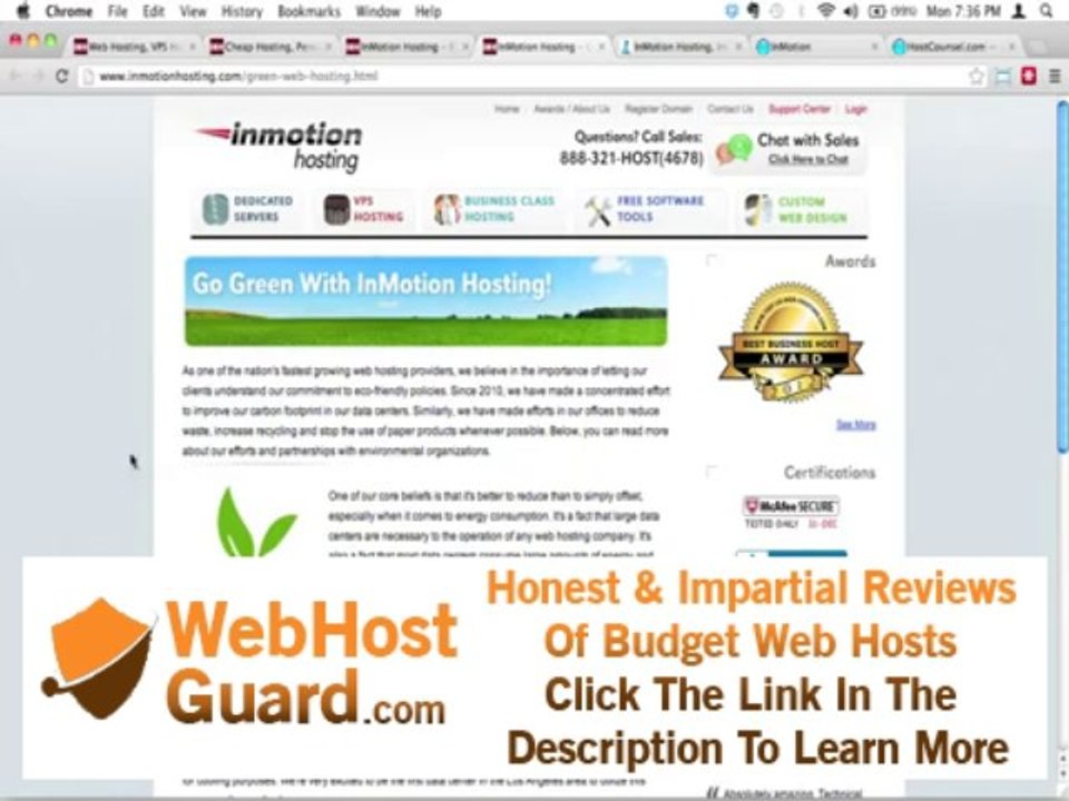 Web Hosting Review: InMotion