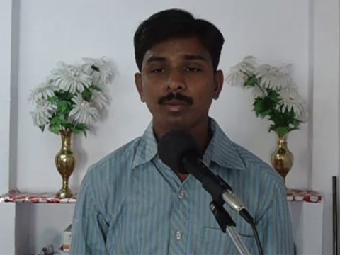 Pastor Krupa rakshana preaching about GODS WORD IS LIKE..................................