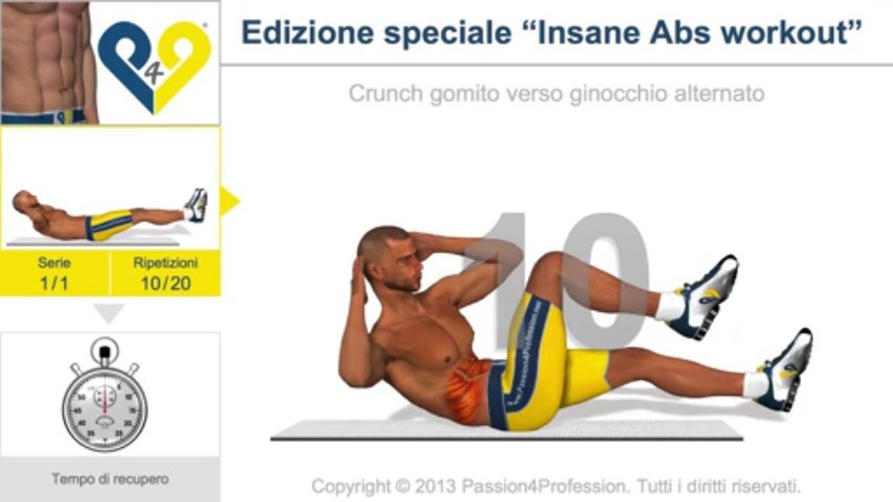 Edizione speciale “Insane Abs workout”