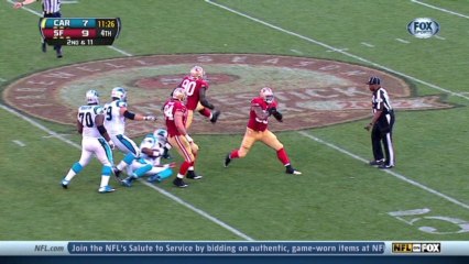 49ers defense, sack, 8-yd loss