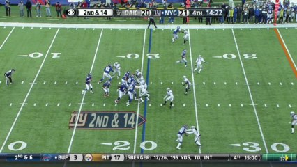 QB Manning to WR Nicks, 25-yd, pass
