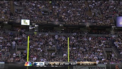 Hartley, 37-yd missed FG
