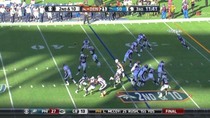 QB Manning to WR Thomas, 34-yd, pass, TD