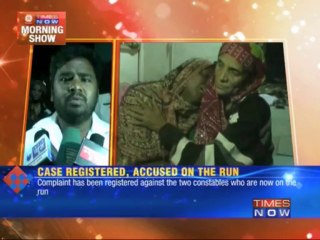 Auto driver's father set on fire