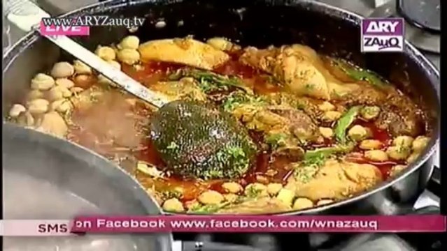 Weekend with Naheed Ansari, Murgh Cholay, Lal Sharbat & Romali Roti, 9-11-13