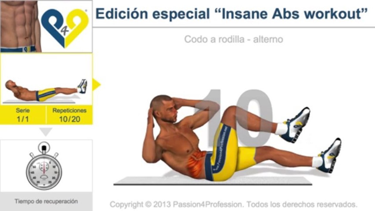 Edición especial “Insane Abs workout”