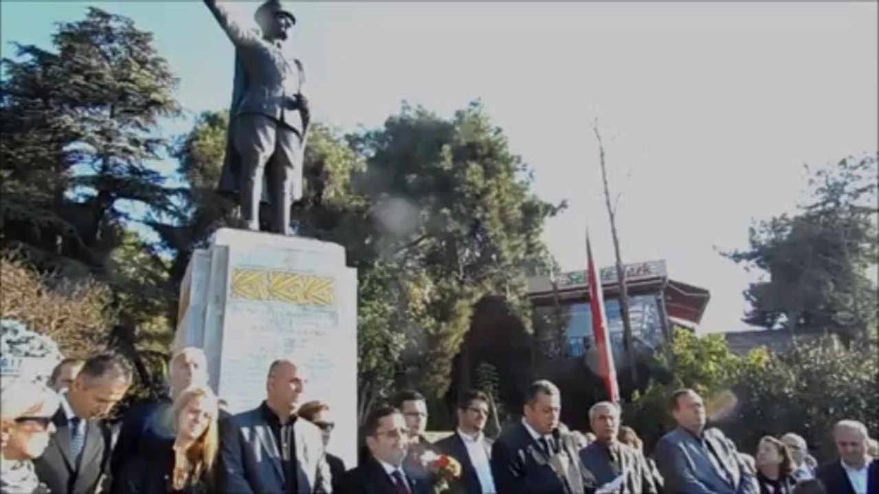 Haşmet Belen KYÖD-ADD anma Programı İzmit Atatürk Anıtı 10 Kasım 2013