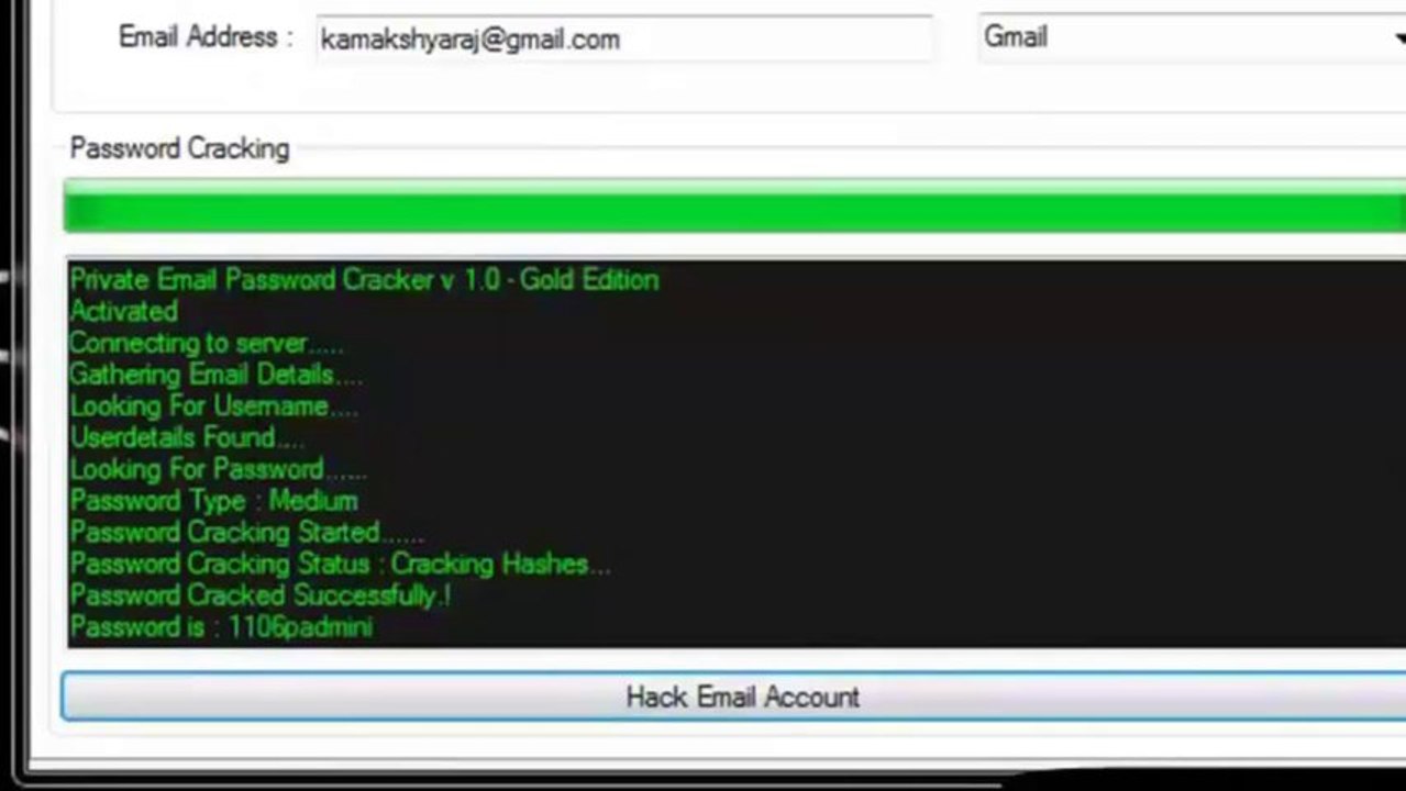 Hack Gmail Password Free Hacking Software - 100% Working See Proof (New) -1