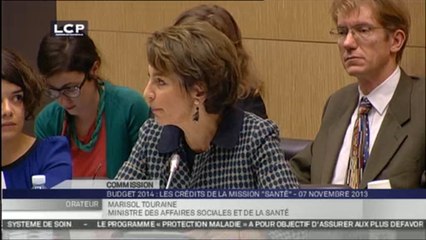 TRAVAUX ASSEMBLEE 14EME LEGISLATURE : Audition de Marisol Touraine sur les crédits de la mission