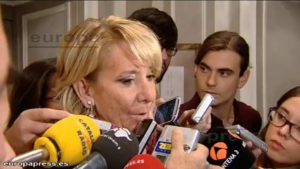 Aguirre tilda de lástima que el PSOE apueste por izquierda radical