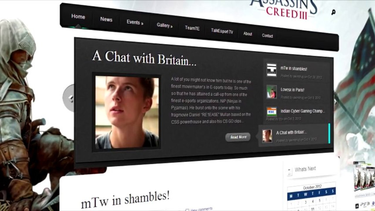 TalkEsport | Website Intro | www.talkesport.com