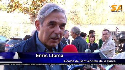 111113 Enric Llorca visita les obres dels nous vestidors del Josep Pla