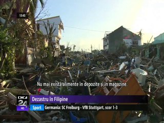 FILIPINE: Mega-catastrofa umanitara dupa TAIFUN, cu foamete si vandalisme