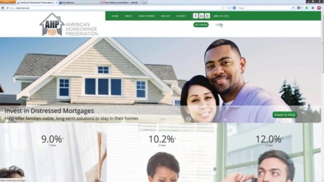 American Homeowner Preservation 2013C Distressed Mortgage Investment Webinar