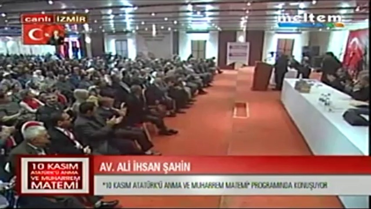 10 Kasım Atatürk'ü Anna ve Muharrem Matemi Av. Ali İhsan Şahin