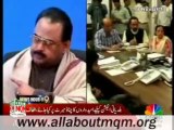 Altaf Hussain directs MQMs Rabita Committee to select candidates for local bodies election purely on merit