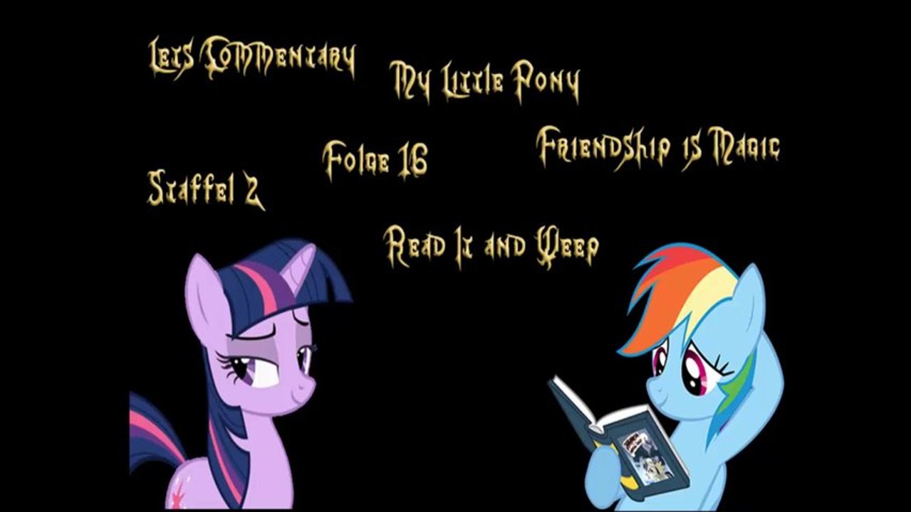 Let's Commentary(Blind/Deutsch) My Little Pony: FiM Staffel 2 Folge 16