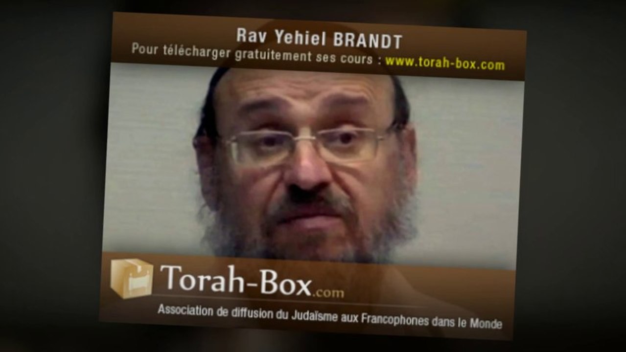 Celui qui étudie la Torah de façon discrète... (Rav Yehiel BRANDT)