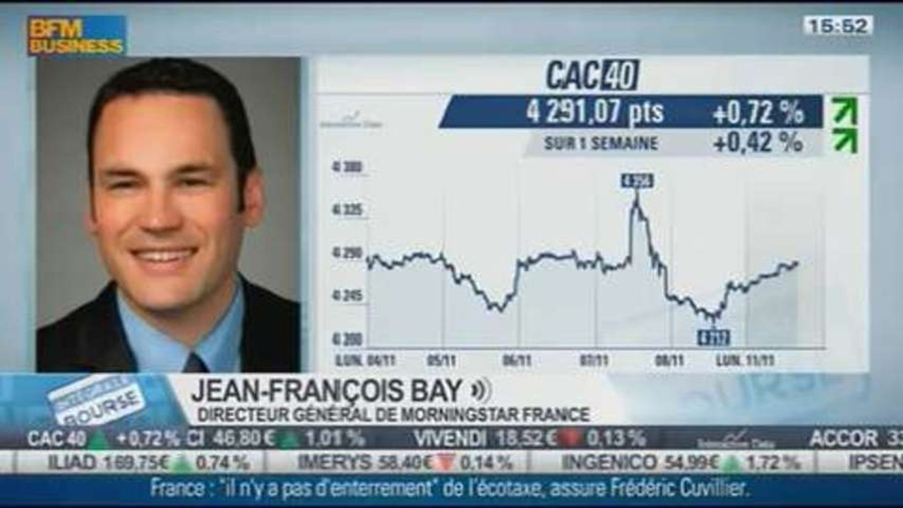 Les chiffres du PIB, l'inflation en zone euro et les discours attendus de la FED: Jean-François Bay dans Intégrale Bourse – 11/11