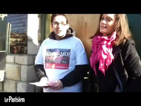 Il marche pour les enfants de Sabine enlevés en Tunisie