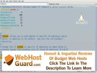 Port Based Virtual Hosting- Tutorial video from ktux91
